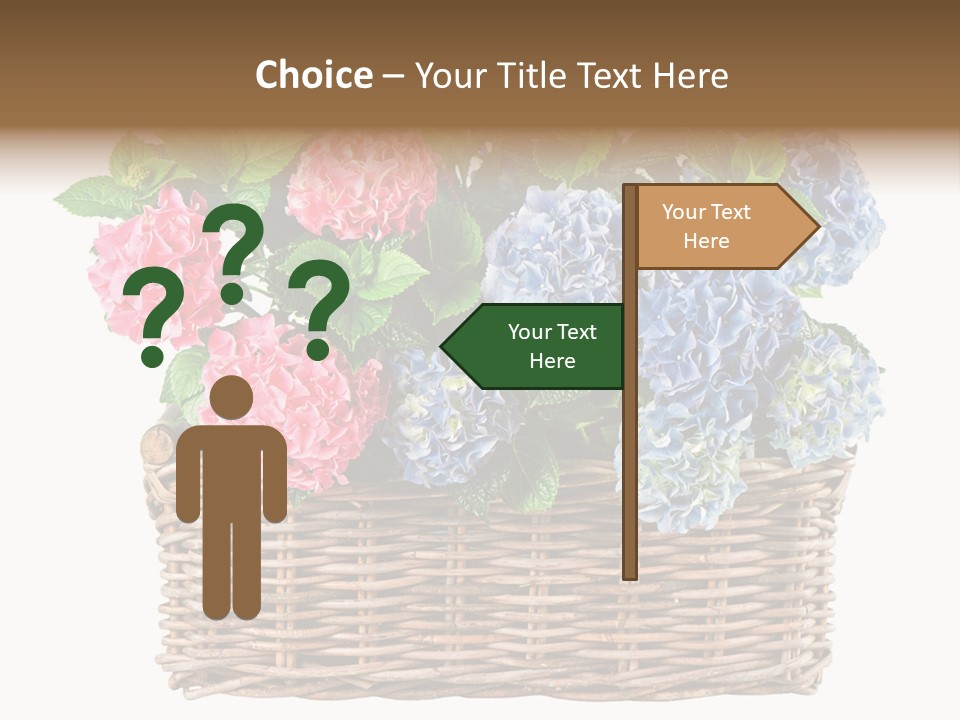 Pink Bloom Decoration PowerPoint Template