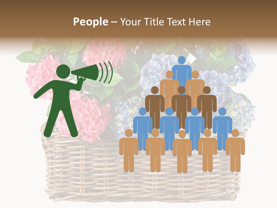 Pink Bloom Decoration PowerPoint Template