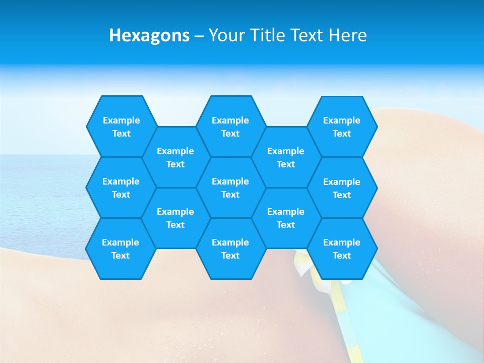 Getaway White Female PowerPoint Template