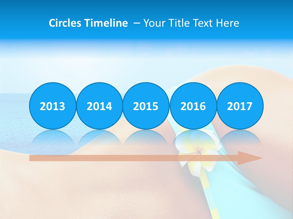 Getaway White Female PowerPoint Template