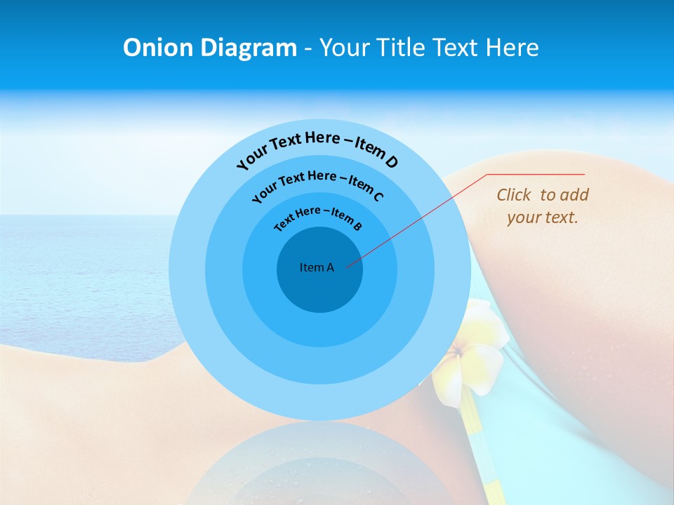 Getaway White Female PowerPoint Template