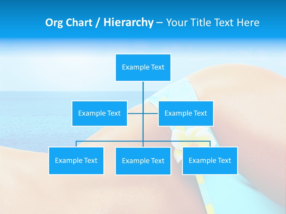 Getaway White Female PowerPoint Template