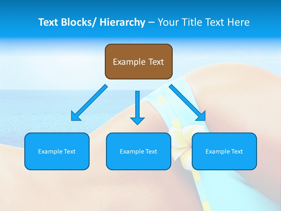 Getaway White Female PowerPoint Template