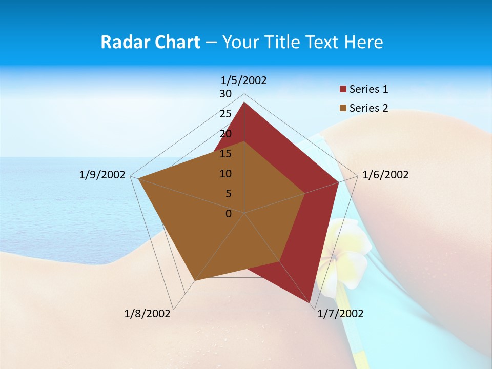 Getaway White Female PowerPoint Template