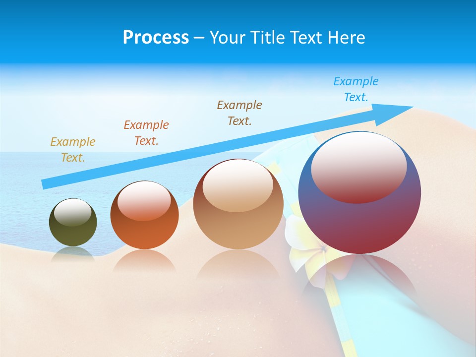 Getaway White Female PowerPoint Template