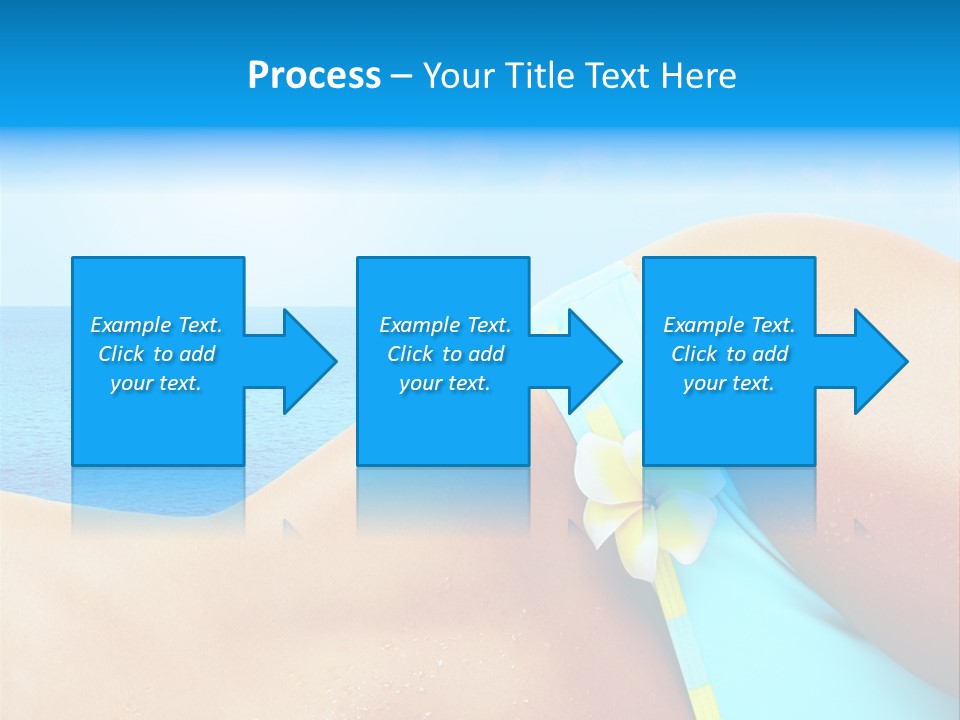 Getaway White Female PowerPoint Template