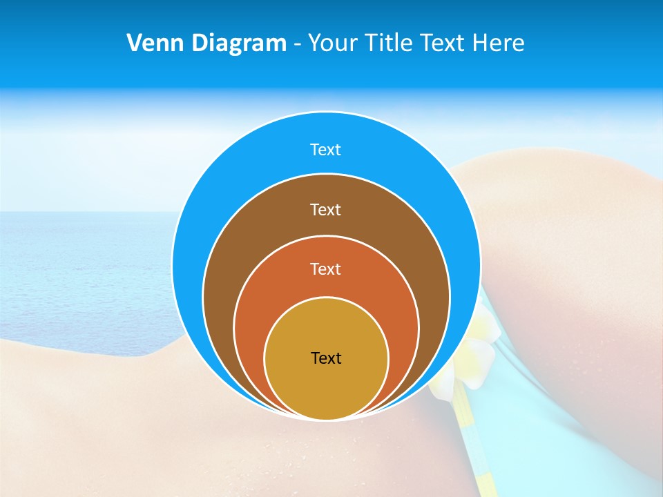 Getaway White Female PowerPoint Template