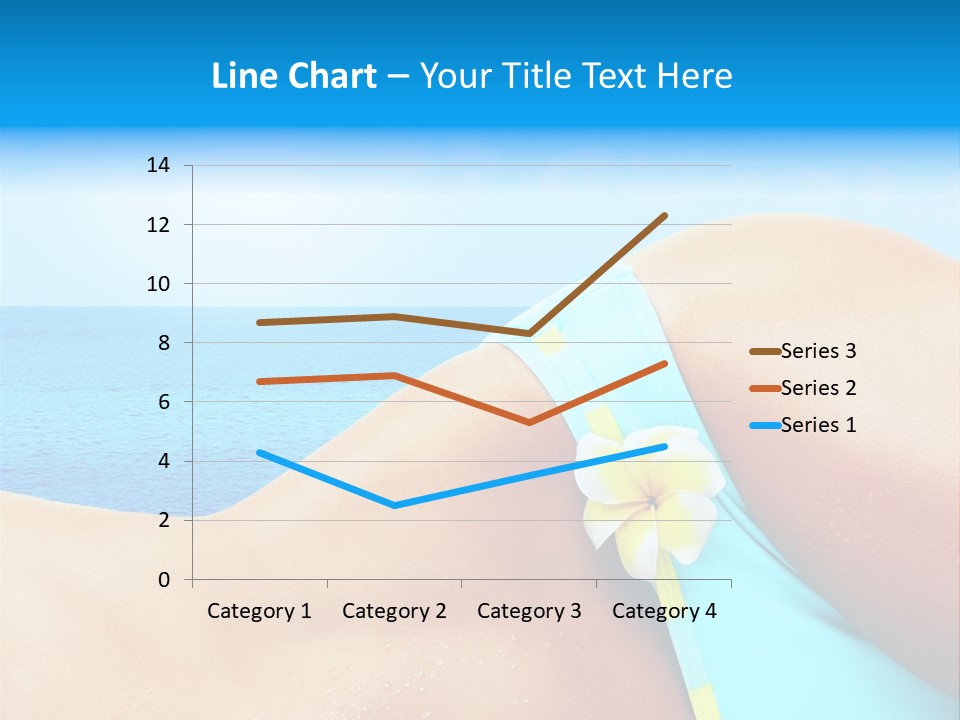 Getaway White Female PowerPoint Template