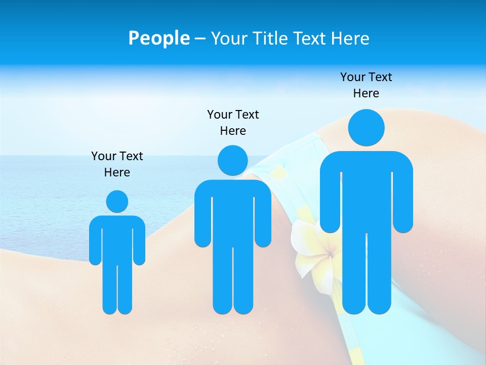 Getaway White Female PowerPoint Template