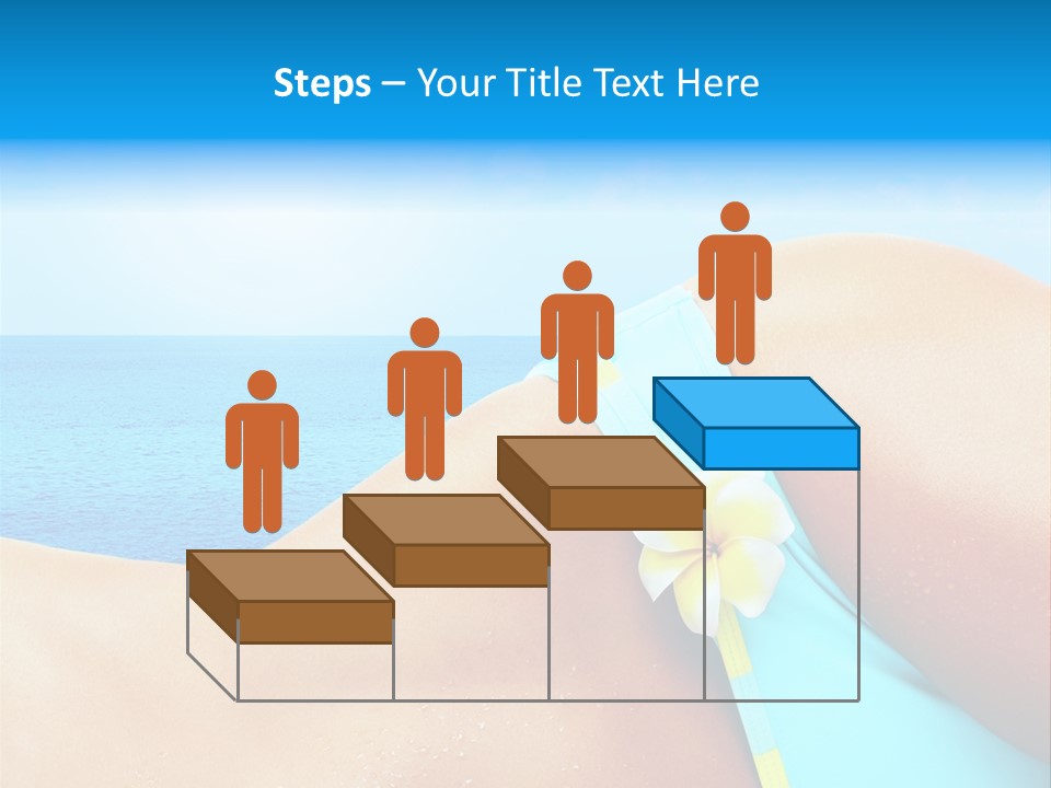 Getaway White Female PowerPoint Template