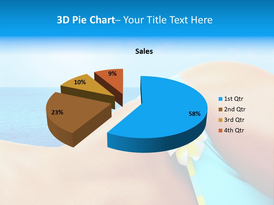 Getaway White Female PowerPoint Template