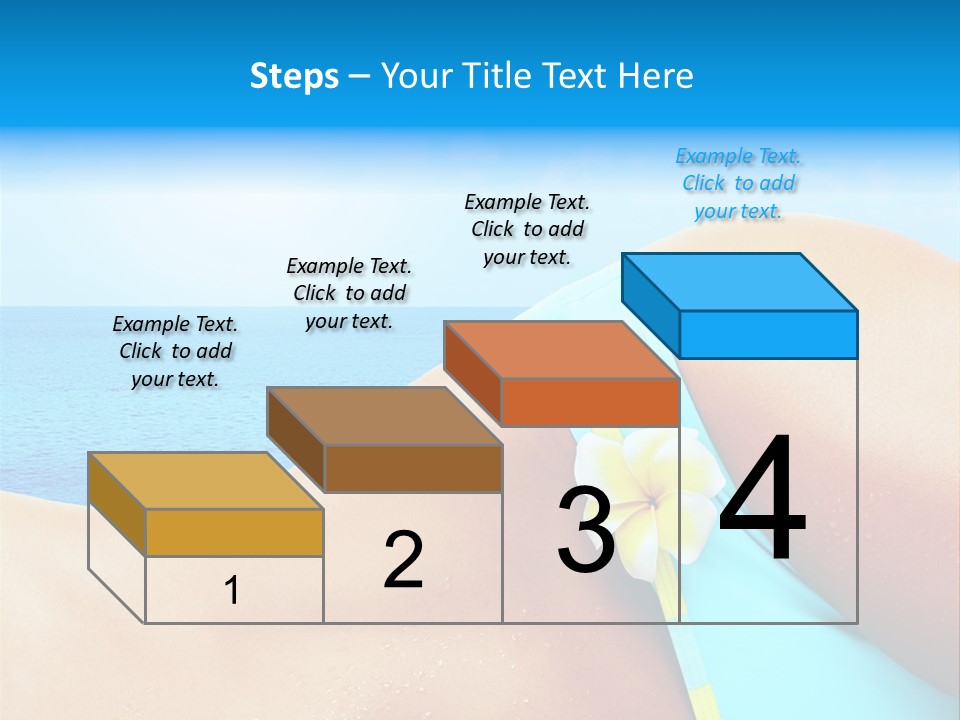 Getaway White Female PowerPoint Template