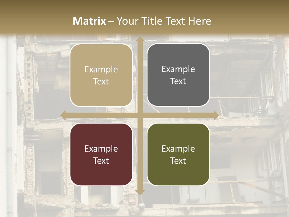 Catastrophe Sky Site PowerPoint Template