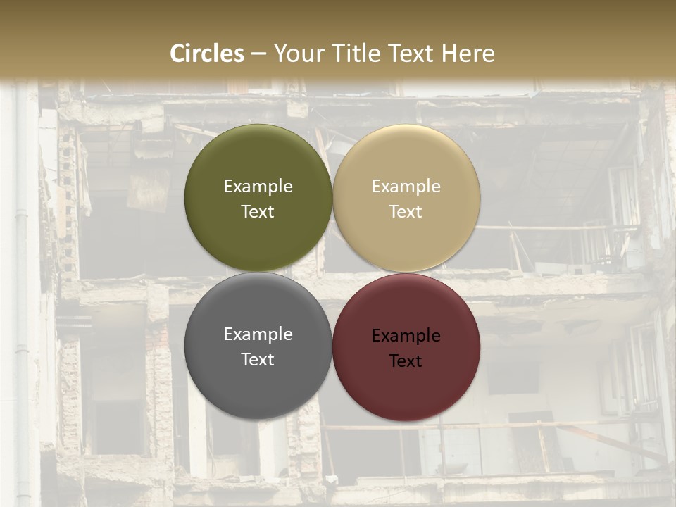 Catastrophe Sky Site PowerPoint Template