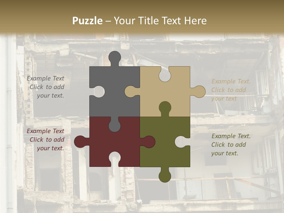 Catastrophe Sky Site PowerPoint Template