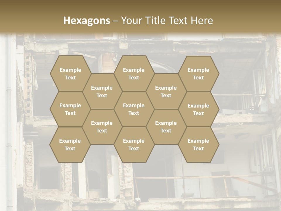 Catastrophe Sky Site PowerPoint Template
