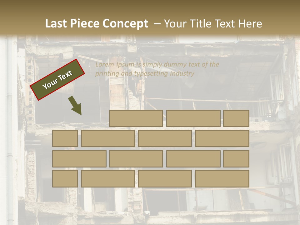 Catastrophe Sky Site PowerPoint Template