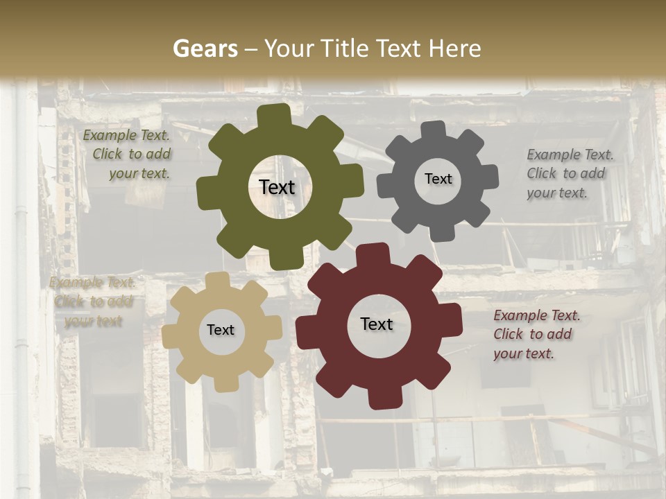 Catastrophe Sky Site PowerPoint Template