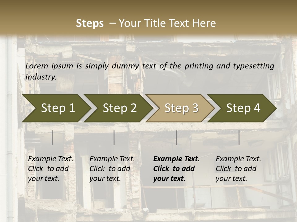 Catastrophe Sky Site PowerPoint Template