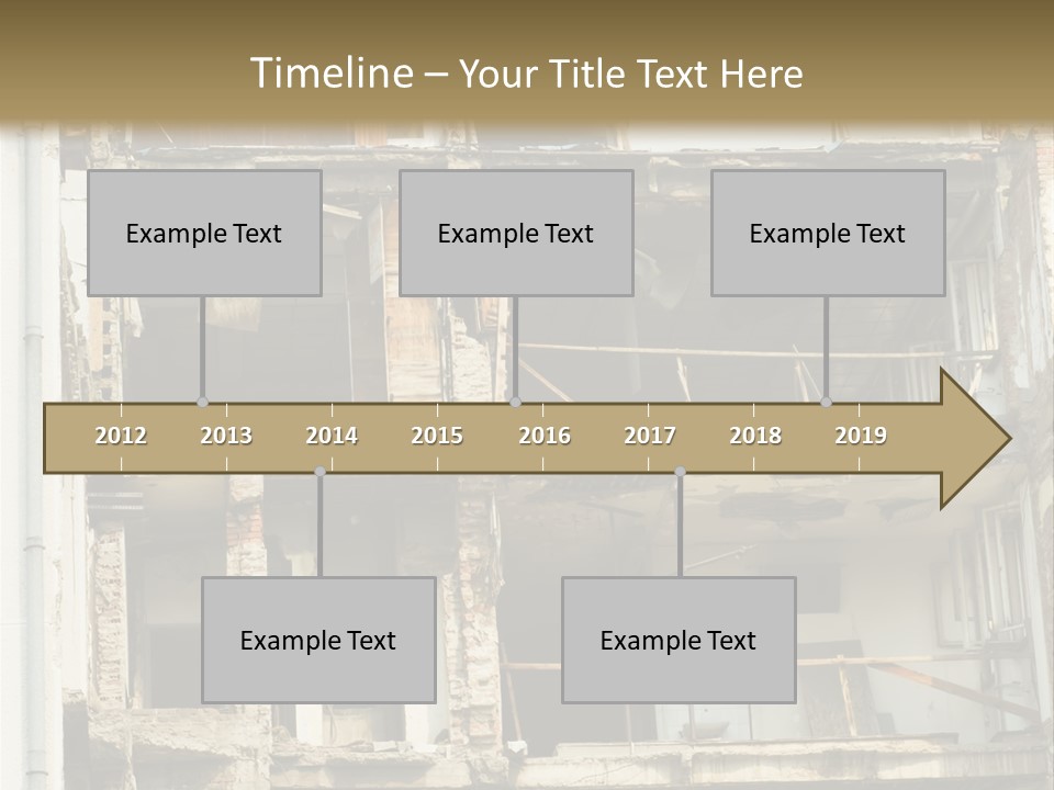 Catastrophe Sky Site PowerPoint Template