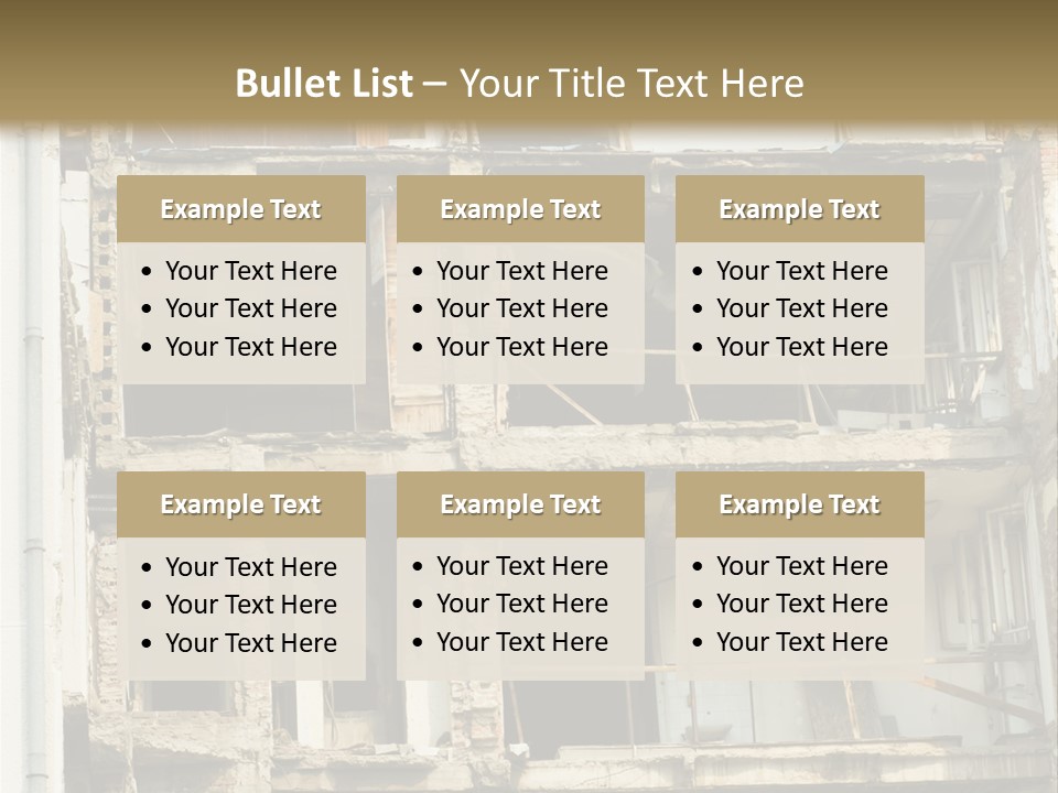 Catastrophe Sky Site PowerPoint Template