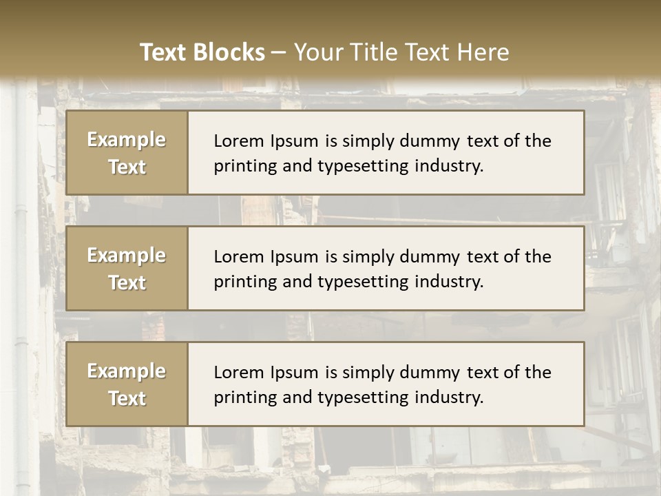Catastrophe Sky Site PowerPoint Template