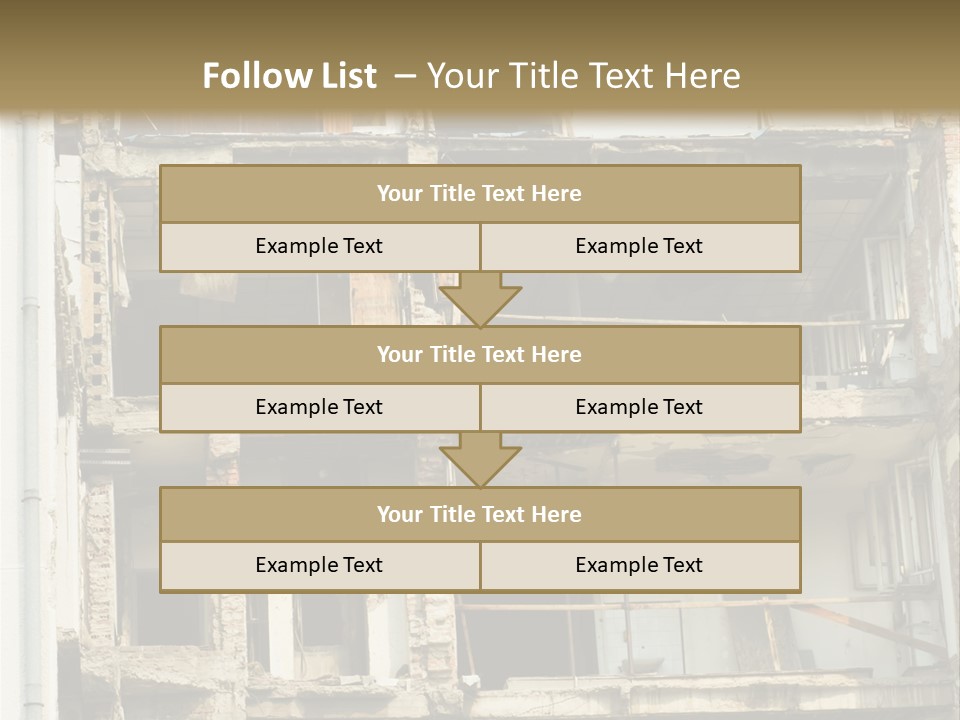 Catastrophe Sky Site PowerPoint Template