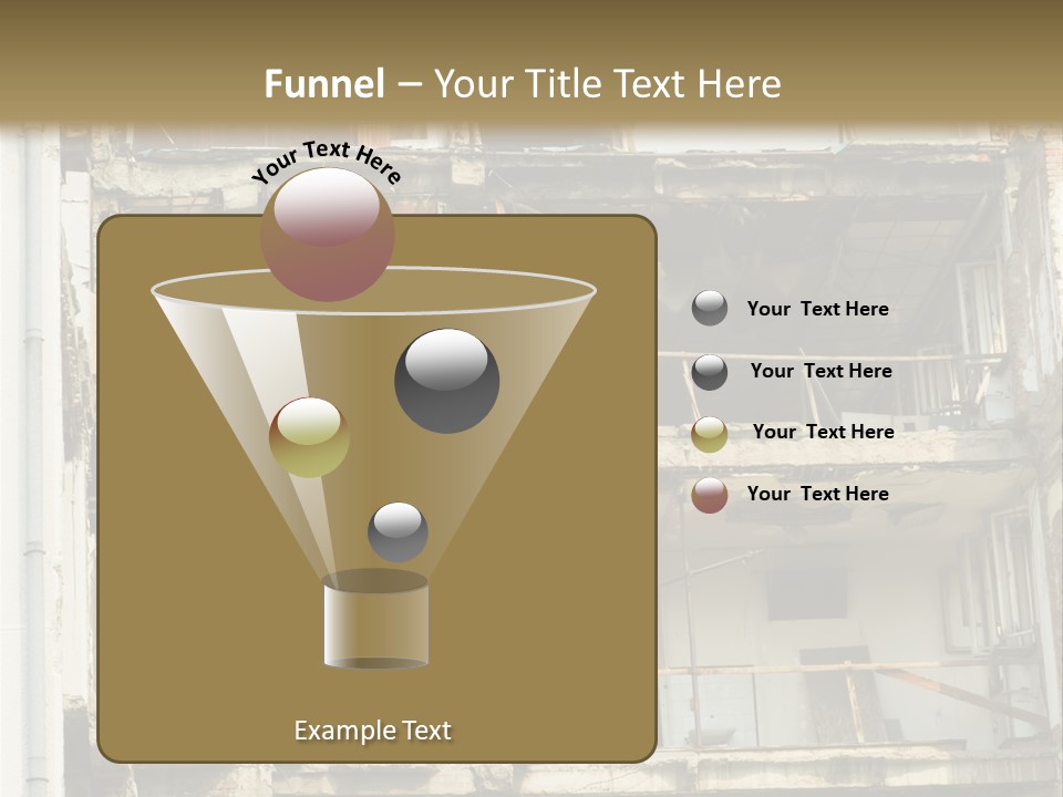 Catastrophe Sky Site PowerPoint Template