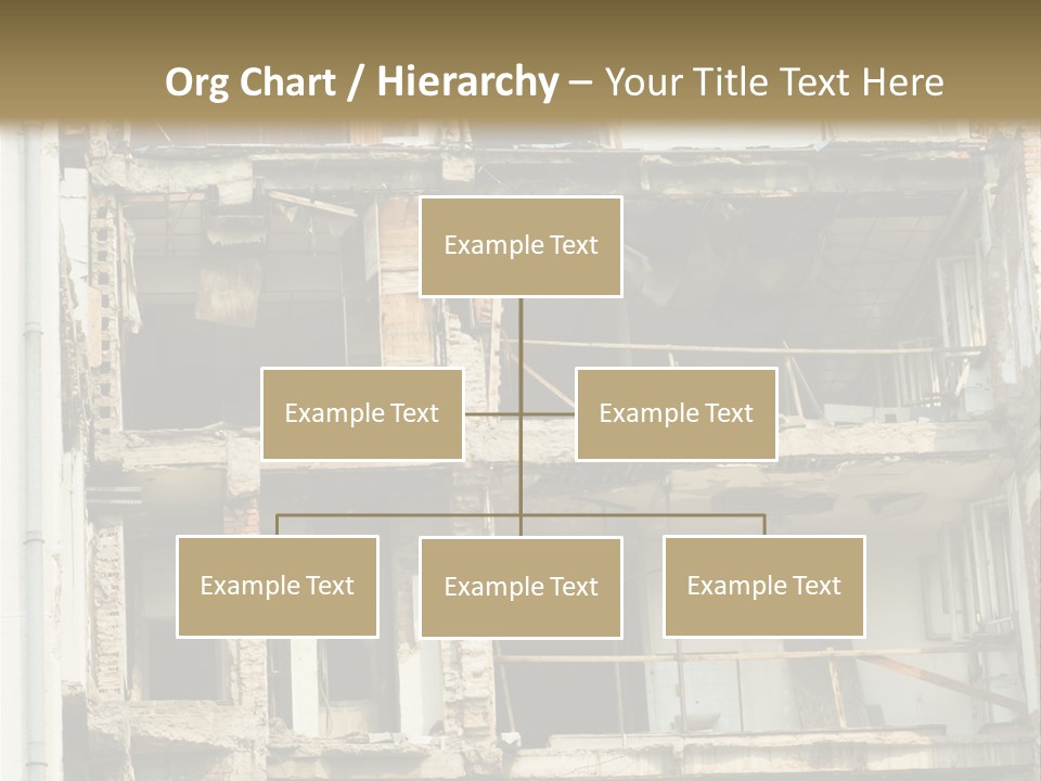 Catastrophe Sky Site PowerPoint Template