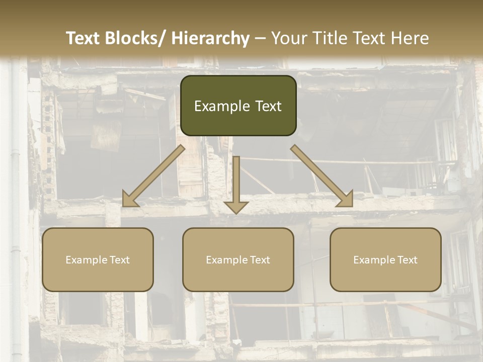 Catastrophe Sky Site PowerPoint Template