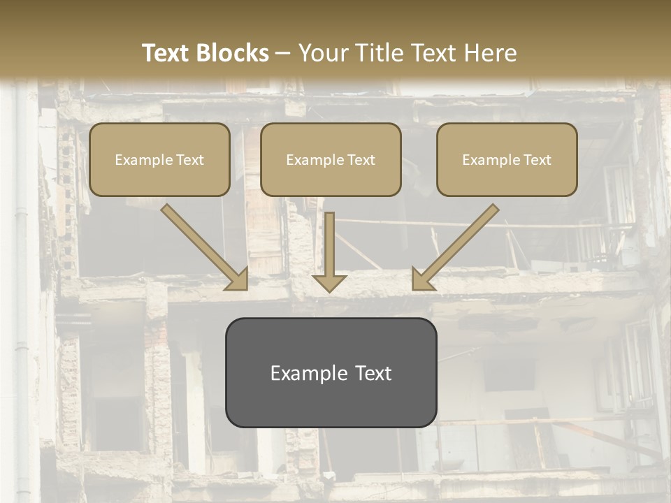 Catastrophe Sky Site PowerPoint Template