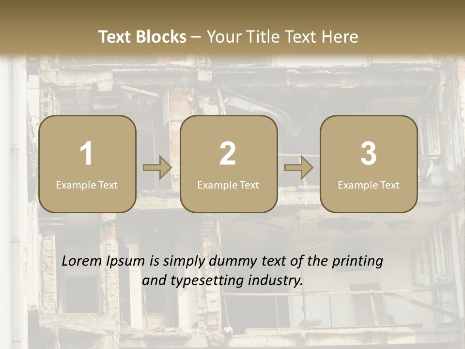 Catastrophe Sky Site PowerPoint Template