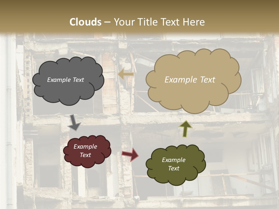 Catastrophe Sky Site PowerPoint Template