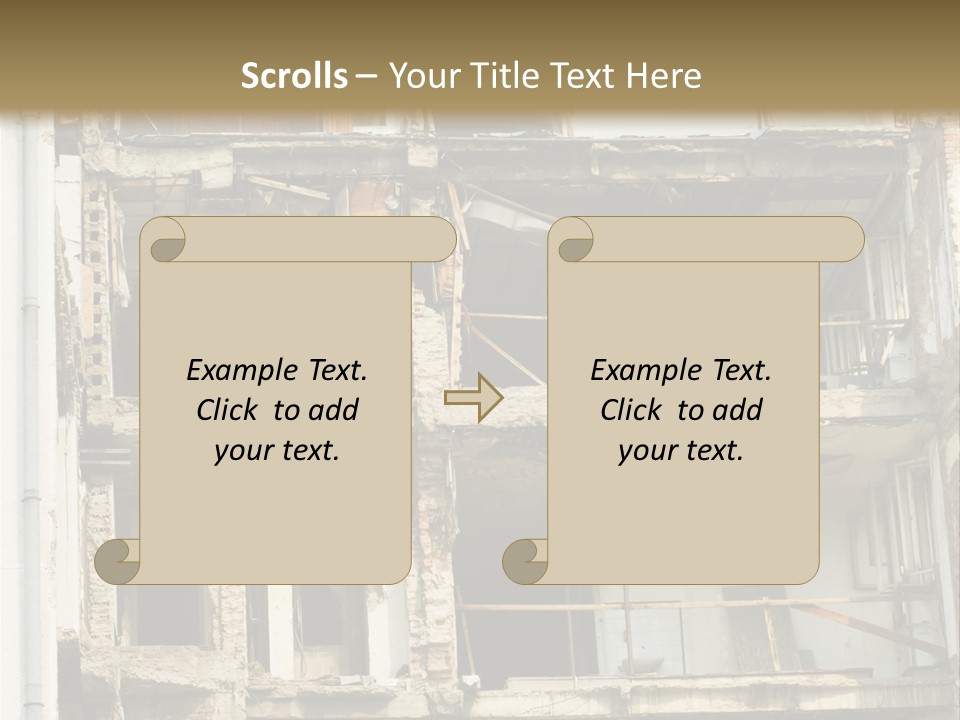 Catastrophe Sky Site PowerPoint Template
