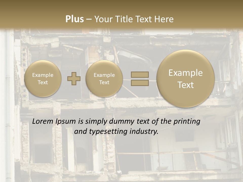 Catastrophe Sky Site PowerPoint Template