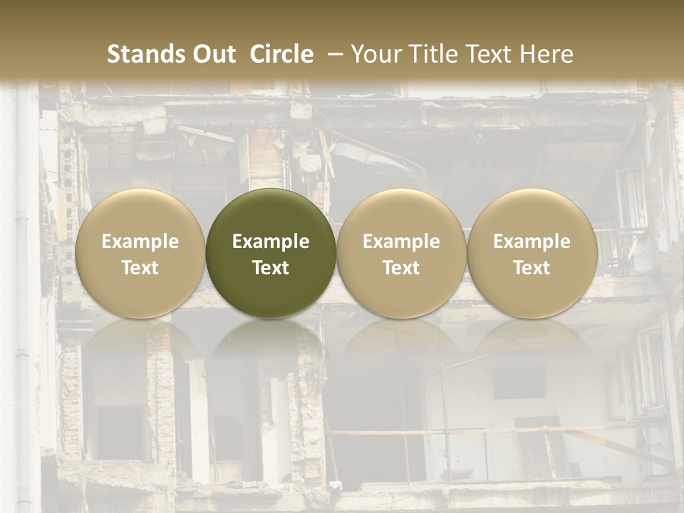 Catastrophe Sky Site PowerPoint Template