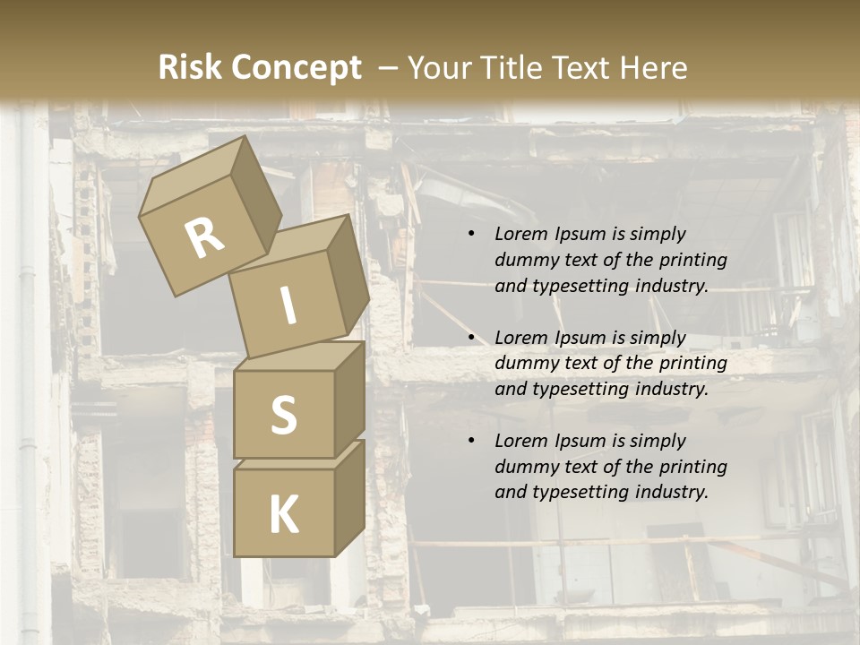 Catastrophe Sky Site PowerPoint Template