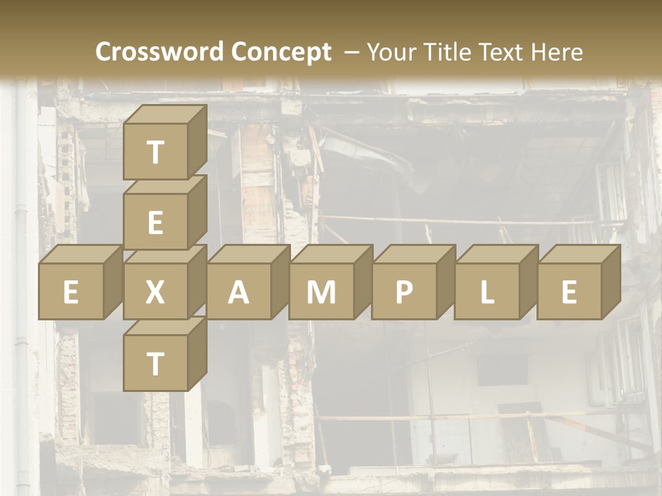 Catastrophe Sky Site PowerPoint Template
