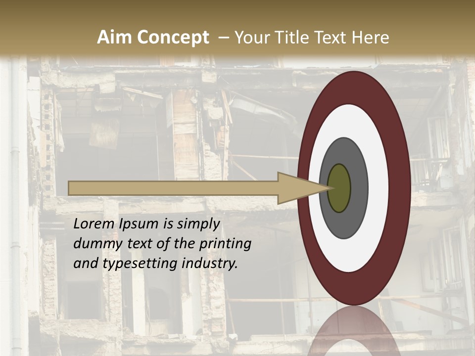 Catastrophe Sky Site PowerPoint Template