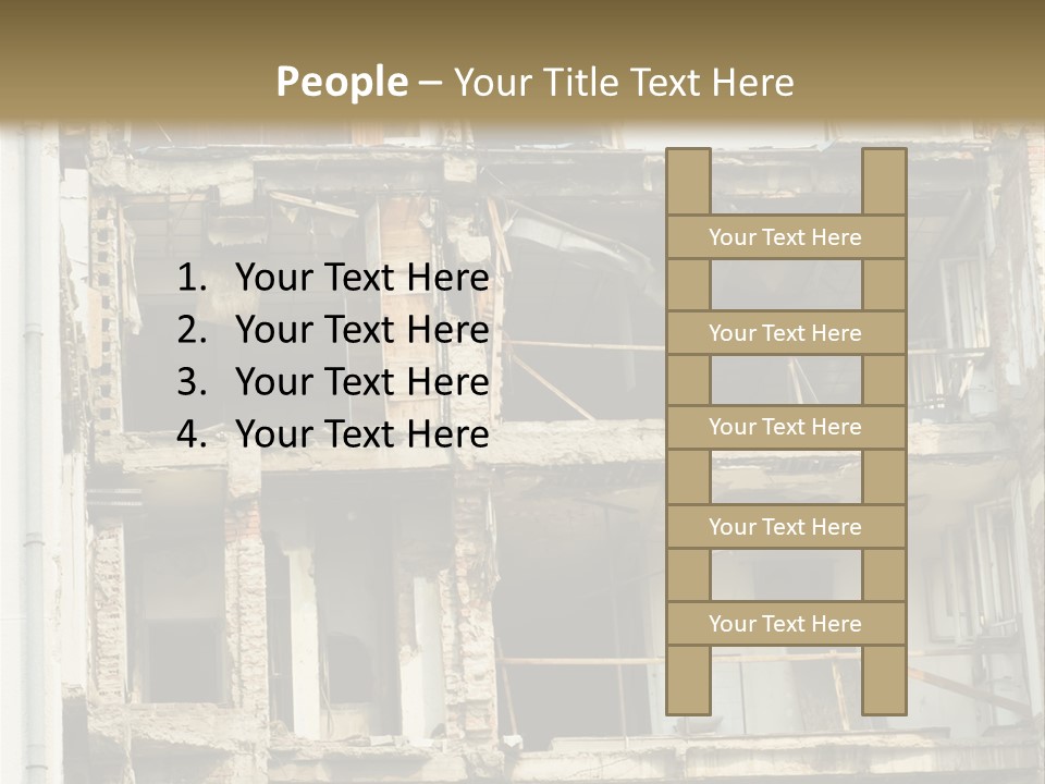 Catastrophe Sky Site PowerPoint Template