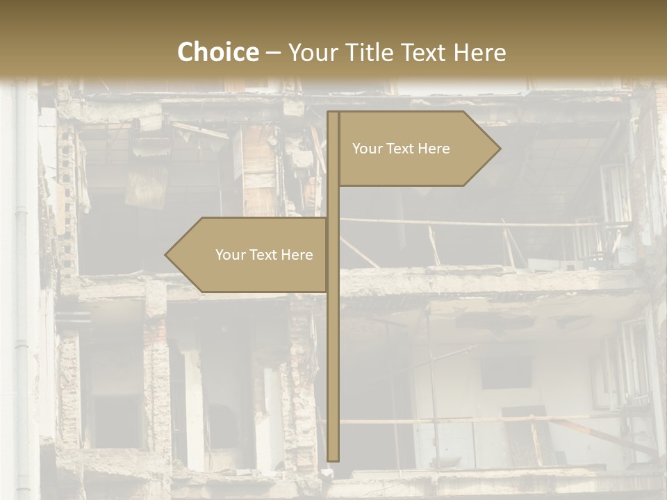 Catastrophe Sky Site PowerPoint Template