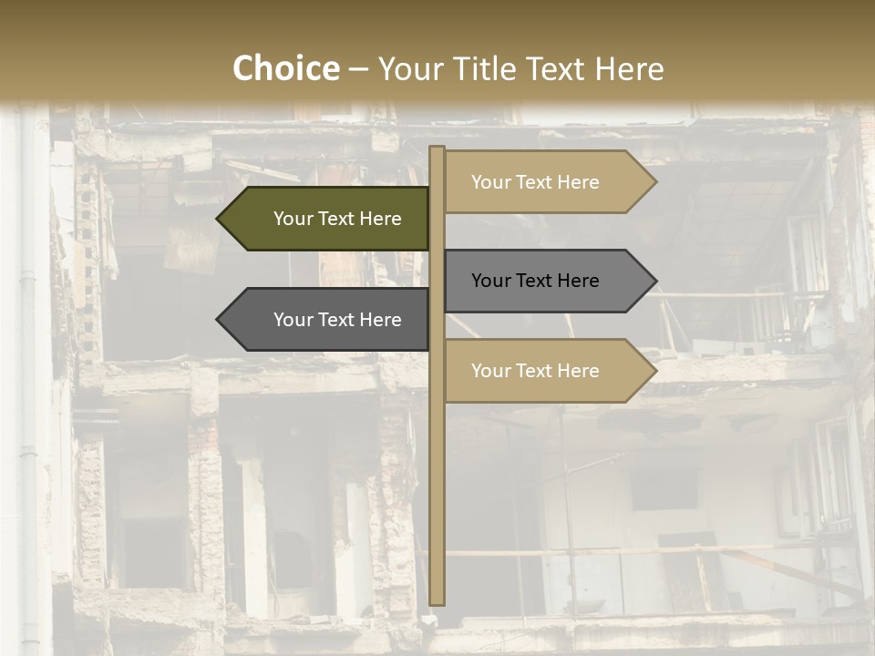 Catastrophe Sky Site PowerPoint Template
