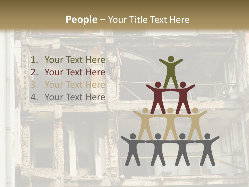 Catastrophe Sky Site PowerPoint Template