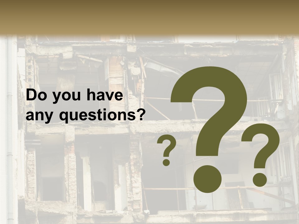 Catastrophe Sky Site PowerPoint Template