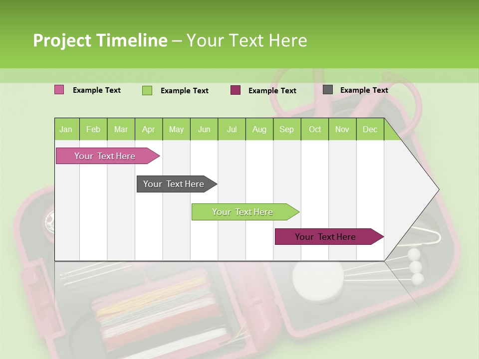 Tweezers Sewing Small PowerPoint Template