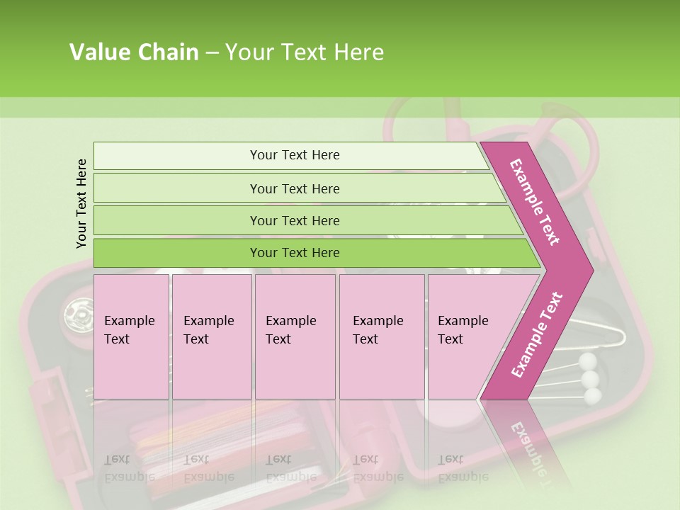 Tweezers Sewing Small PowerPoint Template