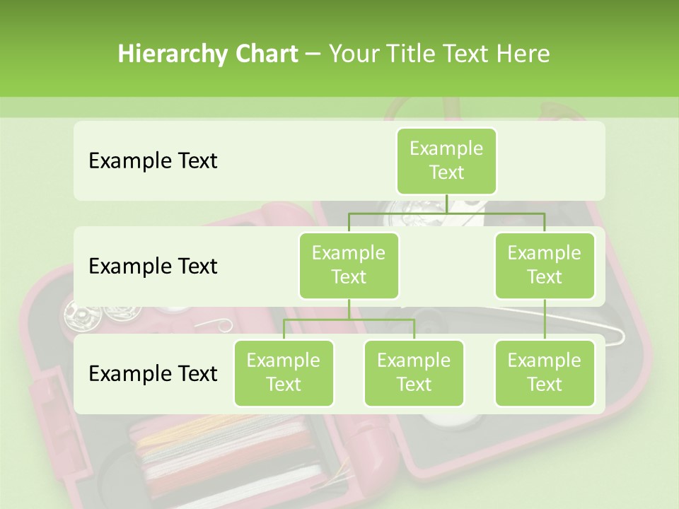 Tweezers Sewing Small PowerPoint Template