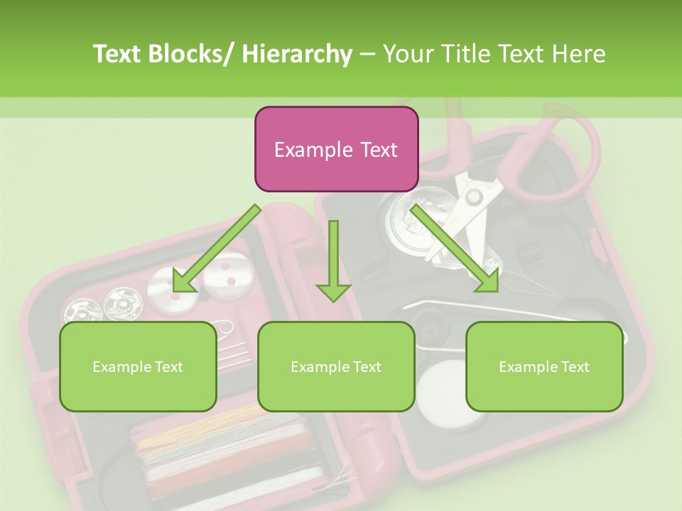 Tweezers Sewing Small PowerPoint Template