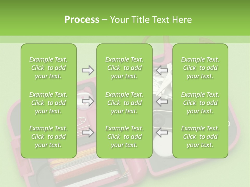 Tweezers Sewing Small PowerPoint Template