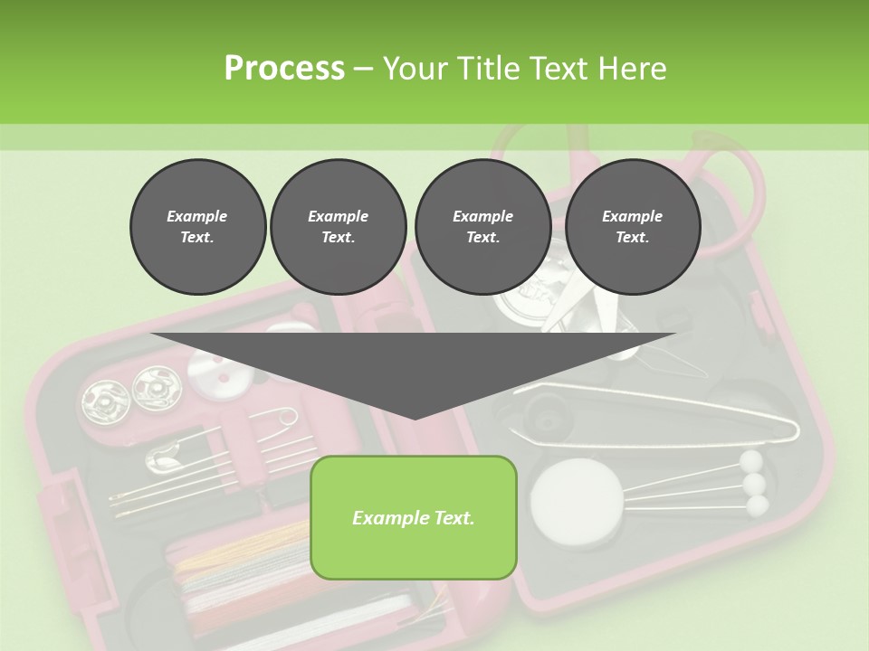 Tweezers Sewing Small PowerPoint Template